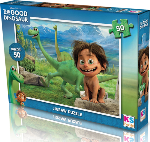 KS Good Dinosaur 50 Parça Puzzle Kız Erkek Çocuk Oyuncak Eğitici Oyuncaklar