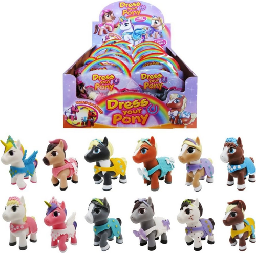 Dress Your Pony Mini Figür Kız Erkek Çocuk Oyuncak Eğitici Oyuncaklar