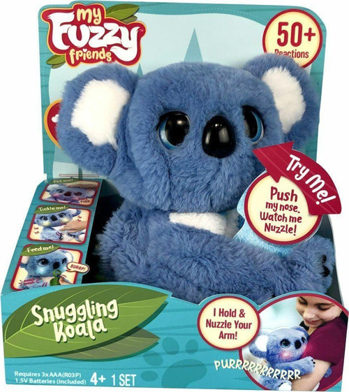 MYN00101 My Fuzzie Friends Sesli ve Işıklı Koala 25cm - 18295 Kız Erkek Çocuk Oyuncak Eğitici Oyunca