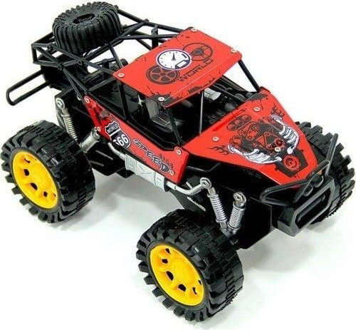 Rock Crawler Metal Büyük Sürtmeli Arazi Aracı Kırmızı Kız Erkek Çocuk Oyuncak Eğitici Oyuncaklar