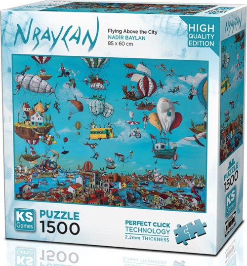 22024 Flying Above The City 1500 Parça Puzzle Kız Erkek Çocuk Oyuncak Eğitici Oyuncaklar