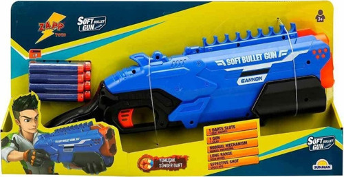 3407 Zapp Toys Sünger Dart Atan Silah 40cm Kız Erkek Çocuk Oyuncak Eğitici Oyuncaklar