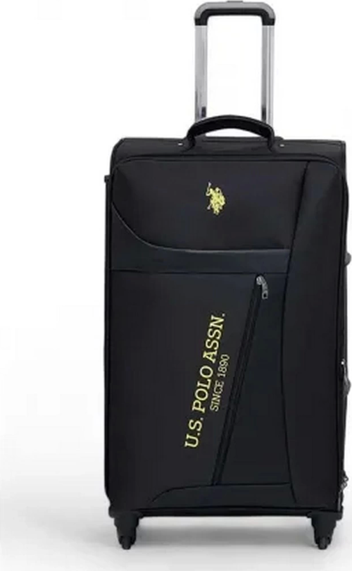 U.S. Polo Assn. Siyah Kumaş Unisex Kabin Boy Valiz Kız Erkek Çocuk Oyuncak Eğitici Oyuncaklar