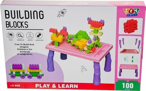 İnşa Blokları Kız Seti 100 Parça Kız Erkek Çocuk Oyuncak Eğitici Oyuncaklar