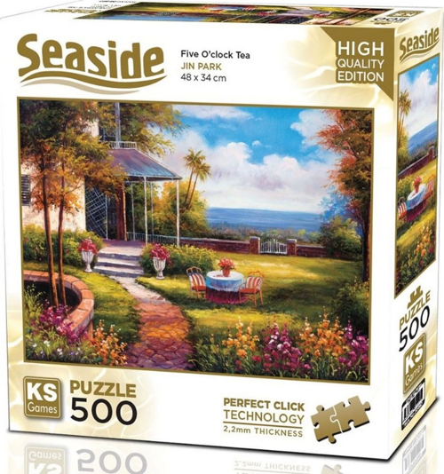 KS Games Five o'Clock Tea Puzzle 500 Parça 20057 Kız Erkek Çocuk Oyuncak Eğitici Oyuncaklar