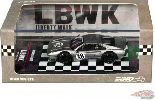 Inno 1/64 LBWK 308 GTB Grey IN64 Grey Kız Erkek Çocuk Oyuncak Eğitici Oyuncaklar