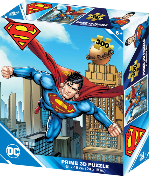 Prime 3D - Superman 300 Parça Yetişkin Puzzle 32715 Kız Erkek Çocuk Oyuncak Eğitici Oyuncaklar