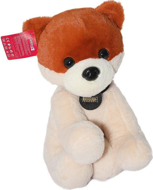 1397 Karamel Peluş Köpek 30cm Kız Erkek Çocuk Oyuncak Eğitici Oyuncaklar