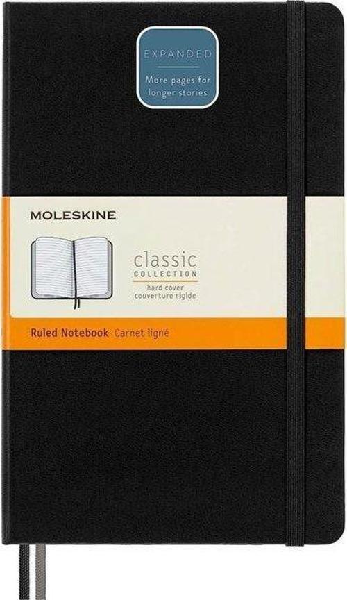 Notebook Expanded Lg Rul Blk Hard