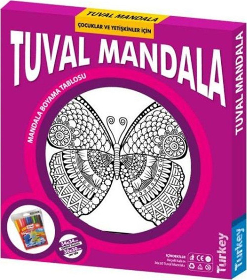 5117 KUMTOYS TUVAL MANDALA Kız Erkek Çocuk Oyuncak Eğitici Oyuncaklar