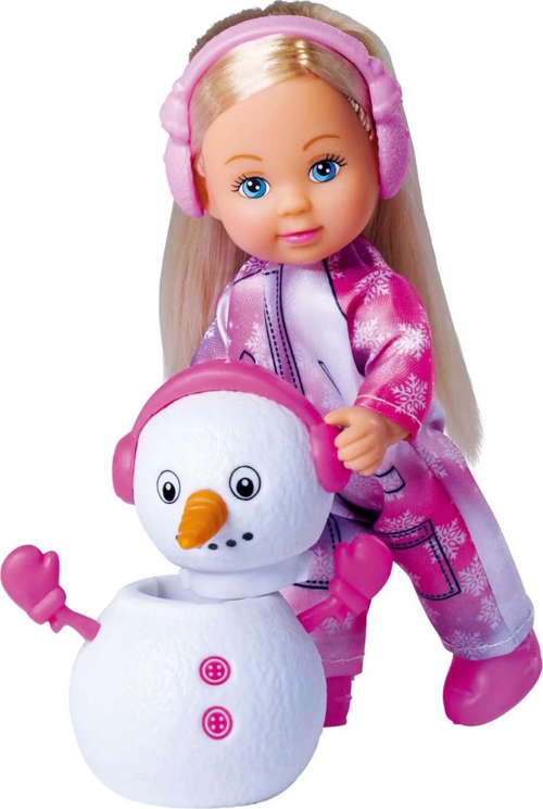 Evi Love Sevimli Kar Kıyafeti ve Kardan Adam 12cm Kız Erkek Çocuk Oyuncak Eğitici Oyuncaklar