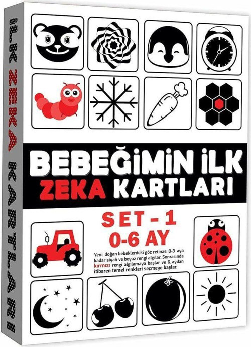 2199 Eğitici Kartlar 0-6 Ay Zeka Kartları Kız Erkek Çocuk Oyuncak Eğitici Oyuncaklar
