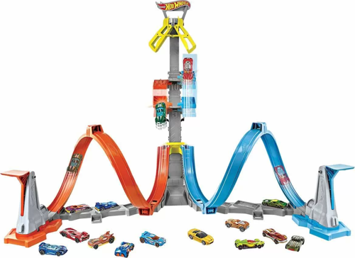Hot Wheels Dikey Uçuş Heyecanı Pist Seti GRW39 Kız Erkek Çocuk Oyuncak Eğitici Oyuncaklar