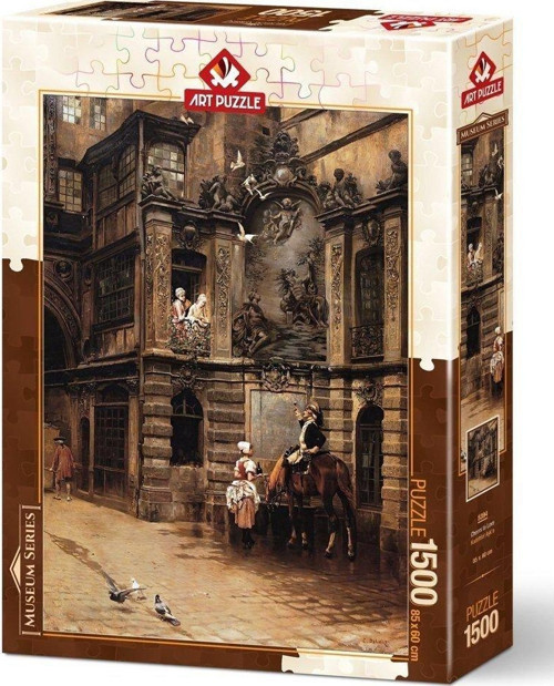 5394 Art Puzzle Kadehler Aşk'a 1500 Parça Puzzle Kız Erkek Çocuk Oyuncak Eğitici Oyuncaklar