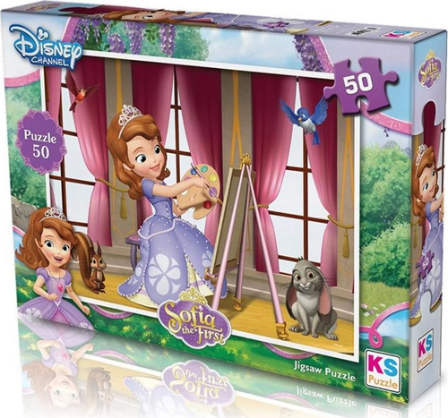 Ks Games Sofia Puzzle 50 Parça SF.709 Kız Erkek Çocuk Oyuncak Eğitici Oyuncaklar