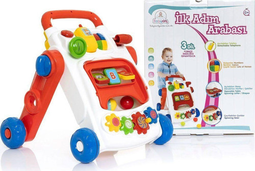 URT029-001 Babycim İlk Adım Arabam -Birliktoys Kız Erkek Çocuk Oyuncak Eğitici Oyuncaklar