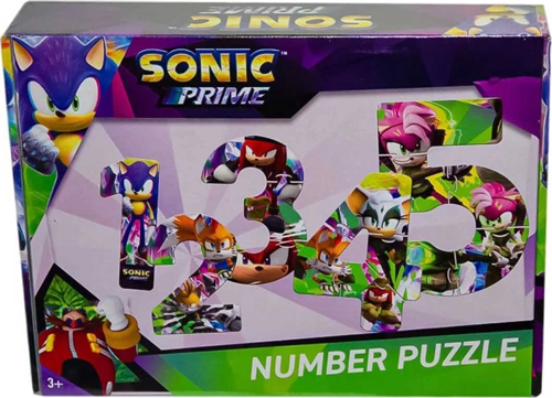 Sonic Numara Puzzle Kız Erkek Çocuk Oyuncak Eğitici Oyuncaklar