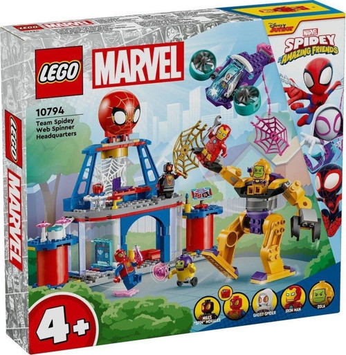 10794 Lego Marvel Spidey - Spidey Takımı Ağ Örücü Karargahı 193 parça +4 yaş Kız Erkek Çocuk Oyuncak