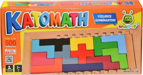 079KR Woodoy Ahşap Katomath Oyunu Kız Erkek Çocuk Oyuncak Eğitici Oyuncaklar