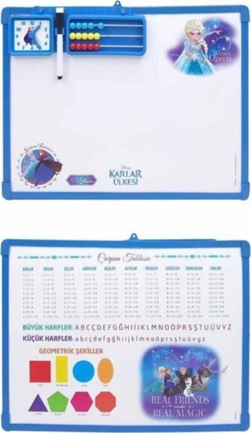 FROZEN EĞİTİCİ YAZI TAHTASI Kız Erkek Çocuk Oyuncak Eğitici Oyuncaklar
