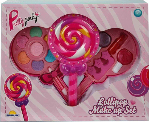 2598 Lolipop Şekilli 2 Katlı Makyaj Güzellik Seti Kız Erkek Çocuk Oyuncak Eğitici Oyuncaklar