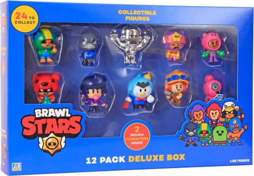 Brawl Stars12'li Delüks Figür Set BRW2080 Kız Erkek Çocuk Oyuncak Eğitici Oyuncaklar