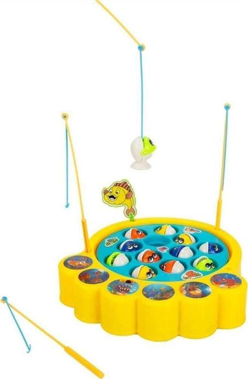 Hareketli ve Sesli Balık Tutma Oyun Seti Kız Erkek Çocuk Oyuncak Eğitici Oyuncaklar