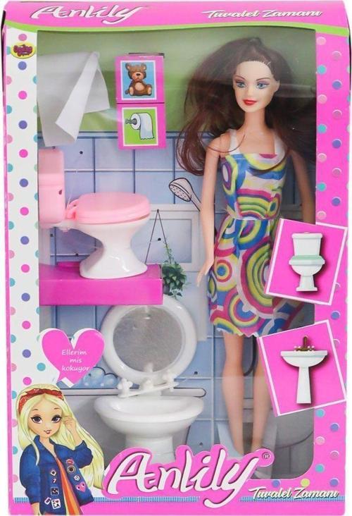 02443 Anlily Klozetli Lavabolu Bebek Kız Erkek Çocuk Oyuncak Eğitici Oyuncaklar