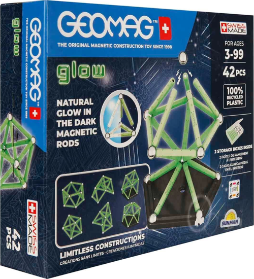 Geomag Glow Manyetik Zeka Oyunu 42 Parça S02000329 Kız Erkek Çocuk Oyuncak Eğitici Oyuncaklar