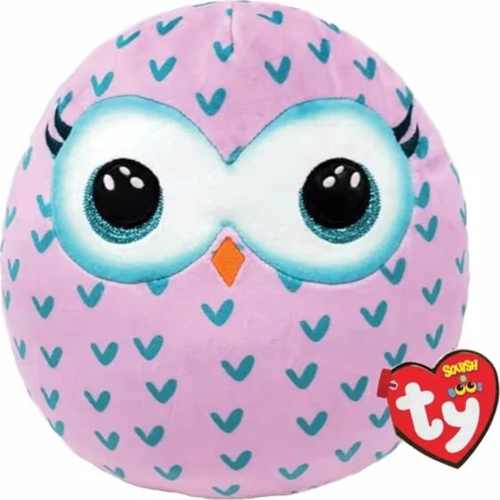 Ty Squishy Boos Yastık Baykuş Winks 36cm Kız Erkek Çocuk Oyuncak Eğitici Oyuncaklar