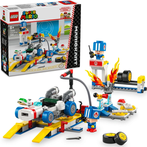 LEGO Super Mario: Mario Kart Toad’un Garajı, Nintendo Karakter Hediyesi 72035 Kız Erkek Çocuk Oyunca