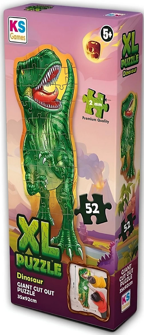 KS Games Dinosaur XL Puzzle 32501 Kız Erkek Çocuk Oyuncak Eğitici Oyuncaklar