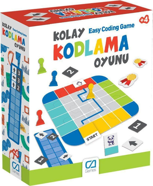 522 CAEGT-6027 Kolay Kodlama Oyunu -Ca Games Kız Erkek Çocuk Oyuncak Eğitici Oyuncaklar
