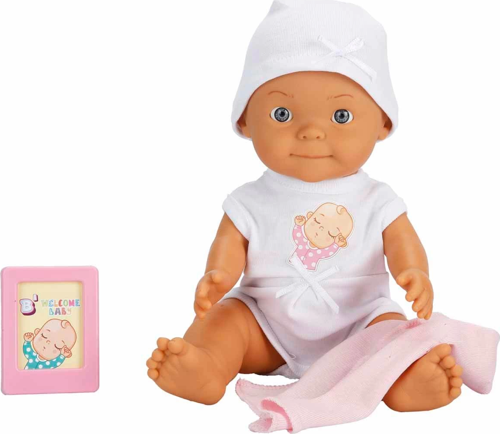 Bebelou Sesli Hoş Geldin Bebeği 30cm Kız Erkek Çocuk Oyuncak Eğitici Oyuncaklar