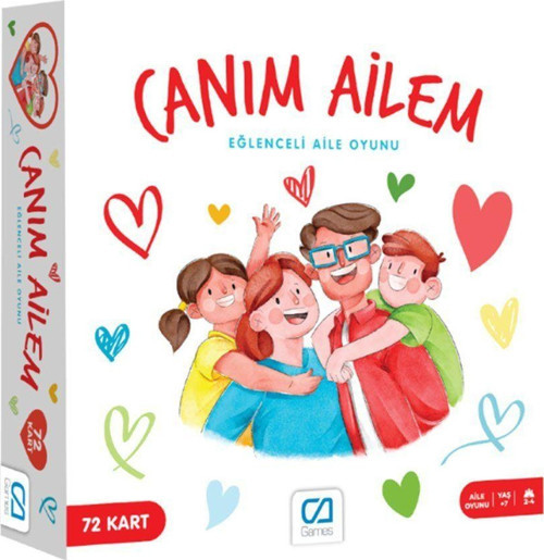 CAOYN-6025 Canım Ailem Kutu Oyunu Kız Erkek Çocuk Oyuncak Eğitici Oyuncaklar
