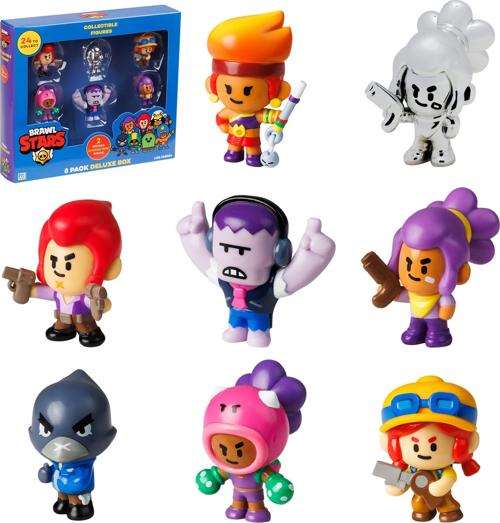 Brawl Stars 8'li Delüks Figür Kız Erkek Çocuk Oyuncak Eğitici Oyuncaklar