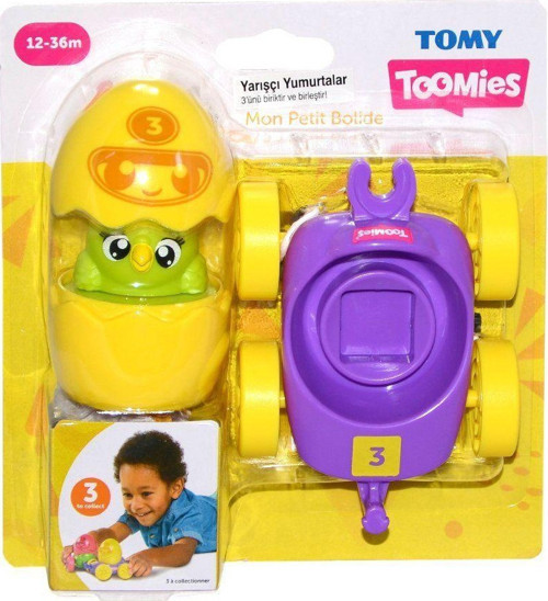 73088 Tomy, Yarışcı Yumurtalar, 12-36 ay Kız Erkek Çocuk Oyuncak Eğitici Oyuncaklar