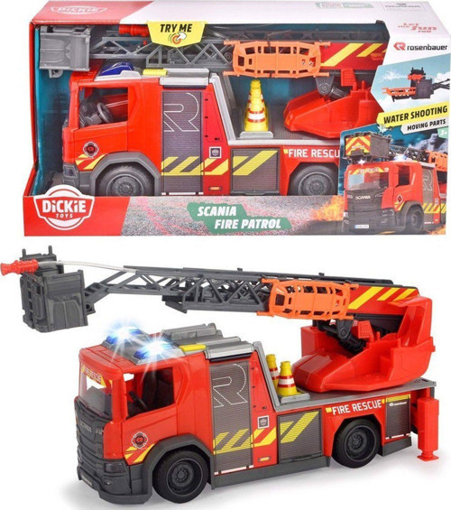 203716017038 Dickie, Scania Sesli Işıklı İtfaiye Aracı 35cm Kız Erkek Çocuk Oyuncak Eğitici Oyuncakl