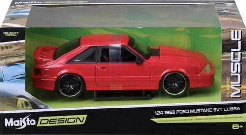 MAY 32549 1:24 1993 Ford Mustang SVT Cobra Model Araba -Necotoys Kız Erkek Çocuk Oyuncak Eğitici Oyu
