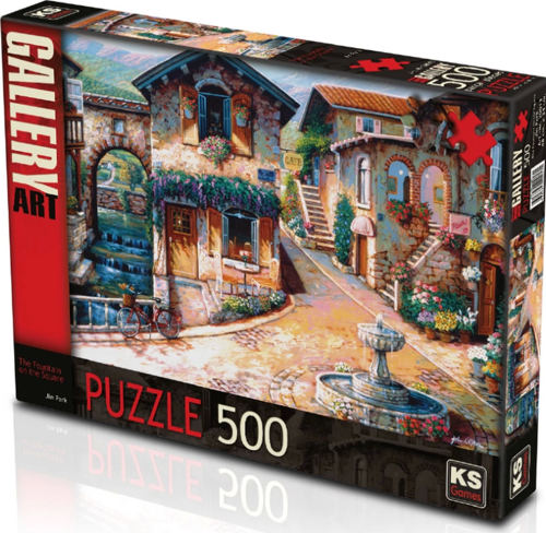 KS Games The Fountain On The Square 500 Parça 20068 Kız Erkek Çocuk Oyuncak Eğitici Oyuncaklar