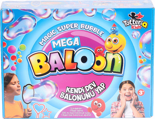 7217 Mega Baloon -Totteriq Kız Erkek Çocuk Oyuncak Eğitici Oyuncaklar