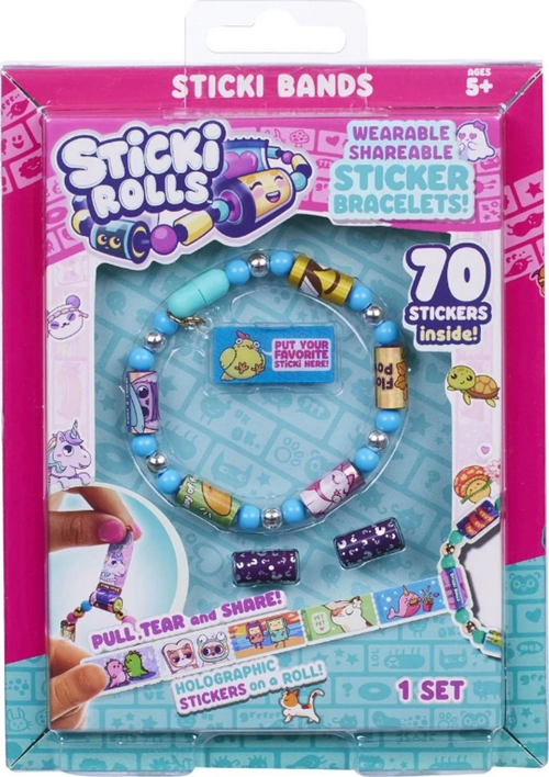Sticki Rolls Stickerlı Bileklik SR100 Kız Erkek Çocuk Oyuncak Eğitici Oyuncaklar