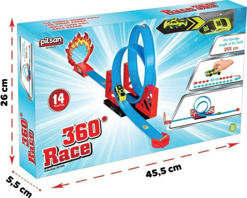 07 678 Pilsan Race 360 Yeşil Kız Erkek Çocuk Oyuncak Eğitici Oyuncaklar