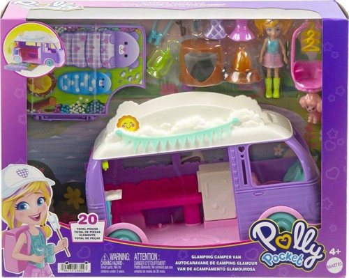 JCC32 Polly Pocket Eğlenceli Karavan Oyun Seti Kız Erkek Çocuk Oyuncak Eğitici Oyuncaklar