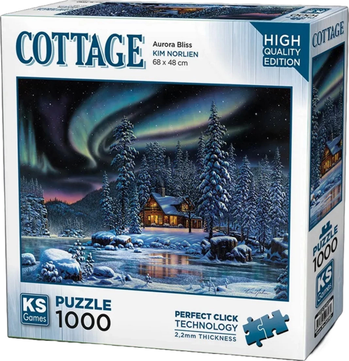 KS Games Aurora Bliss Puzzle 1000 Parça 20797 Kız Erkek Çocuk Oyuncak Eğitici Oyuncaklar