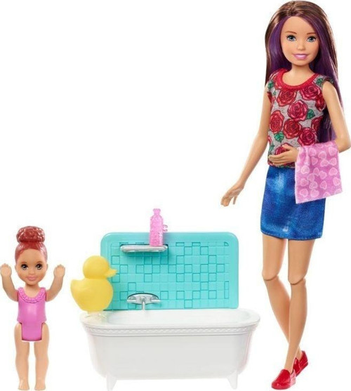 Barbie Bebek Bakıcılığı Oyun Seti Kız Erkek Çocuk Oyuncak Eğitici Oyuncaklar