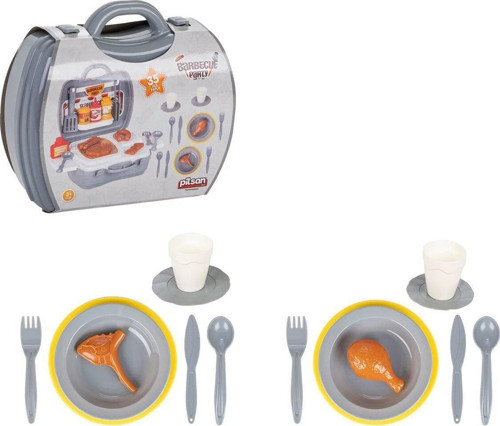 03 368 Pilsan Çantalı Barbekü Seti Kız Erkek Çocuk Oyuncak Eğitici Oyuncaklar