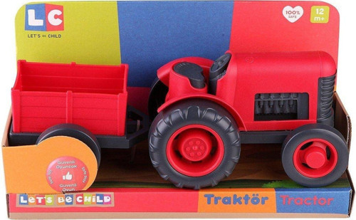 30878 LC Römorklu Traktör Kız Erkek Çocuk Oyuncak Eğitici Oyuncaklar
