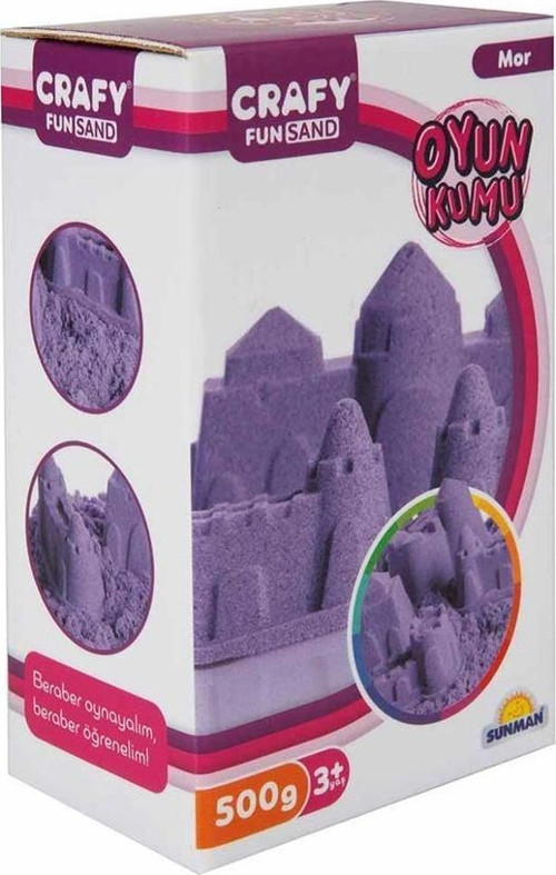 S00002235 OYUN KUMU 500GR MOR -SUN Kız Erkek Çocuk Oyuncak Eğitici Oyuncaklar
