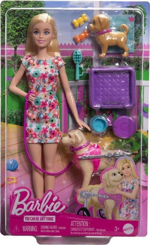 HTK37 Barbie ve Engelli Köpeği Oyun Seti Kız Erkek Çocuk Oyuncak Eğitici Oyuncaklar